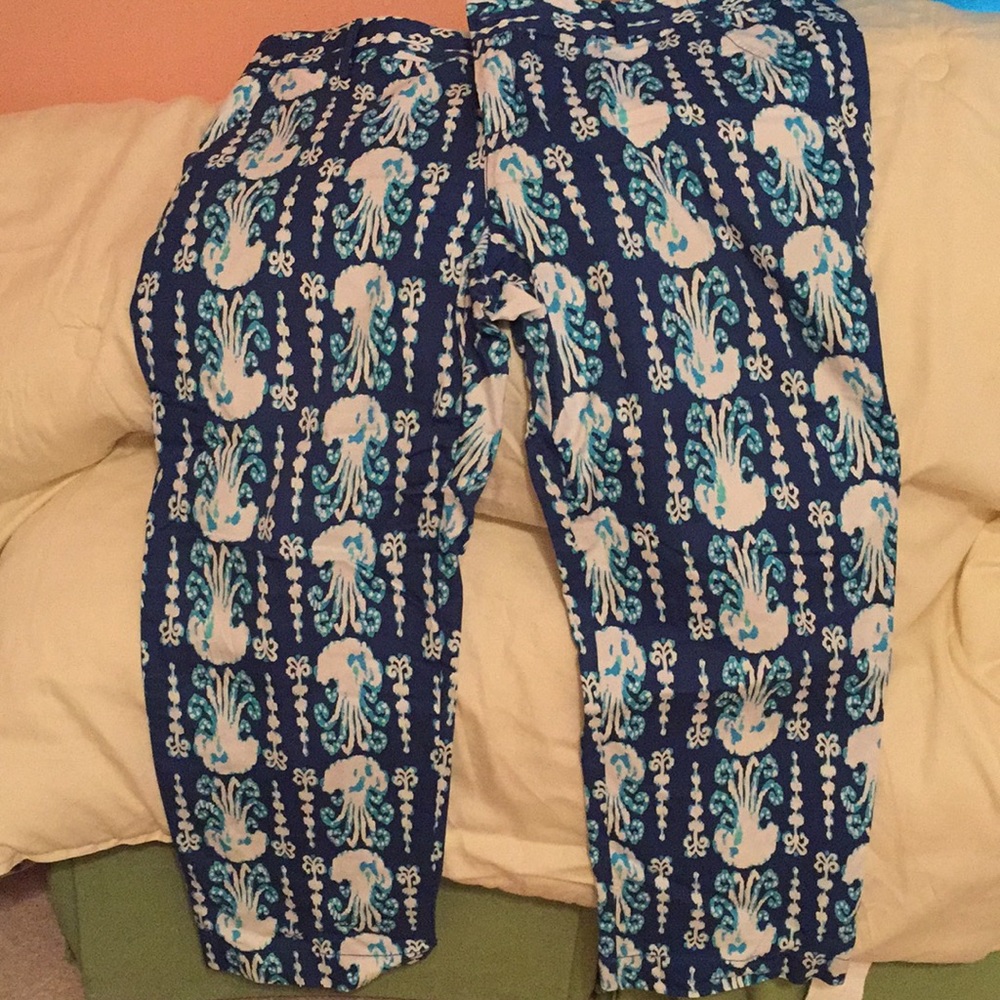 Lilly Pulitzer coconut walk pants sz16